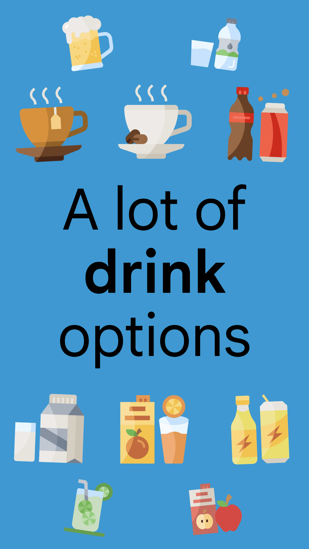 Lots of drink options
